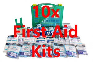 10x Small Workplace BS8599-1 First Aid Kits