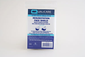 Resuscitation faceshield for CPR pack of 5