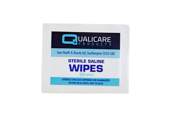 Saline wipes (100)